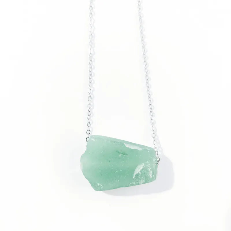 Artisan Crafted Green Aventurine Charm Necklace