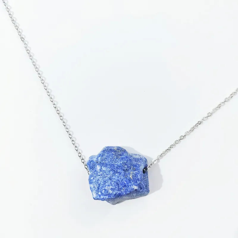 Artisan Crafted Lapis Lazuli Charm Necklace