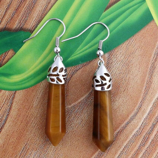 Stepping Stones: Tiger Eye Earrings for Manifestation and Progress