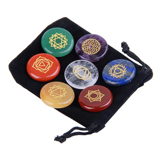 Harmonize Your Energy Centers: 7 Chakra Healing Stone Set