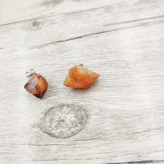 Blazing Passion: Artisan Crafted Fire Agate Earrings Inspire Confidence and Motivation